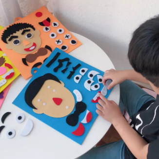 Rompecabezas de Expresión Emocional | Juguete Educativo DIY - Aprende a entender las emociones